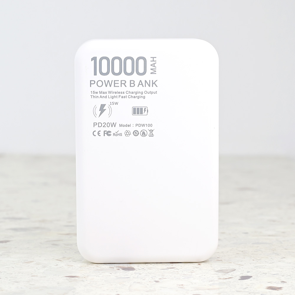Power bank prenosiva baterija Magsafe Oxpower PD W100 10000mAh bela