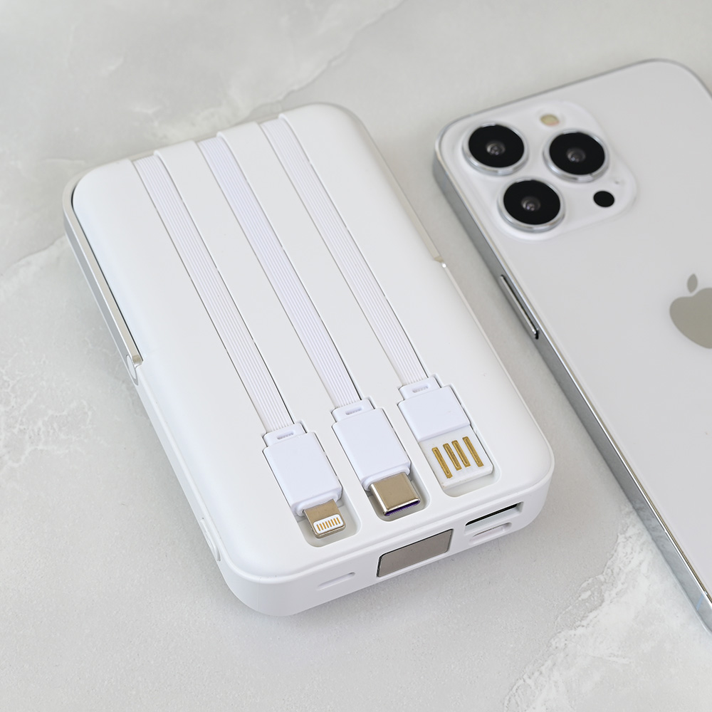 Power bank prenosiva baterija Magsafe Oxpower PD W102 10000mAh bela