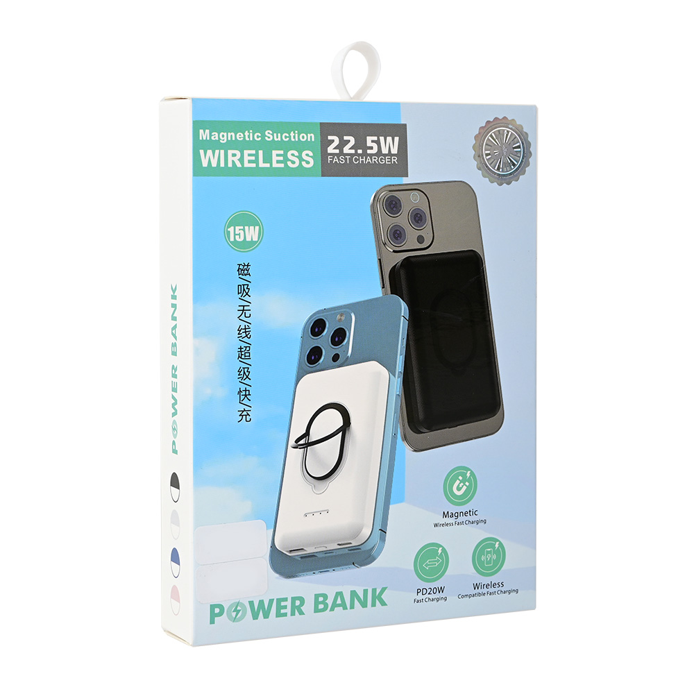 Power bank prenosiva baterija Magsafe Oxpower PD W51 5000mAh crna