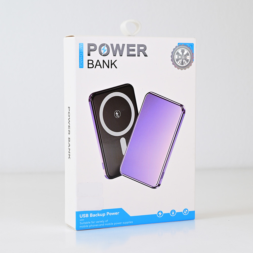 Power bank prenosiva baterija Magsafe PD W52 5000mAh ljubicasta