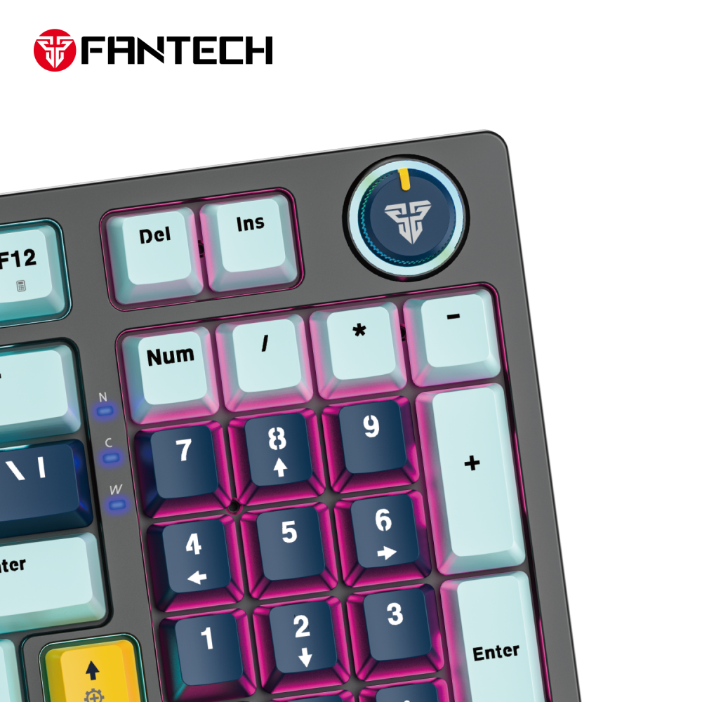 Tastatura Mehanicka Gaming Fantech MK890 RGB Atom MK96 SkyBlue (Blue switch)