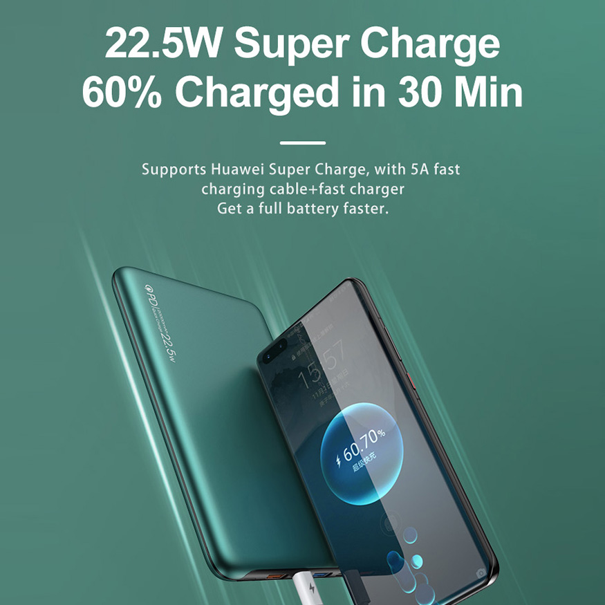 Power bank prenosiva baterija REMAX RPP-176 22.5W 30000mAh plava