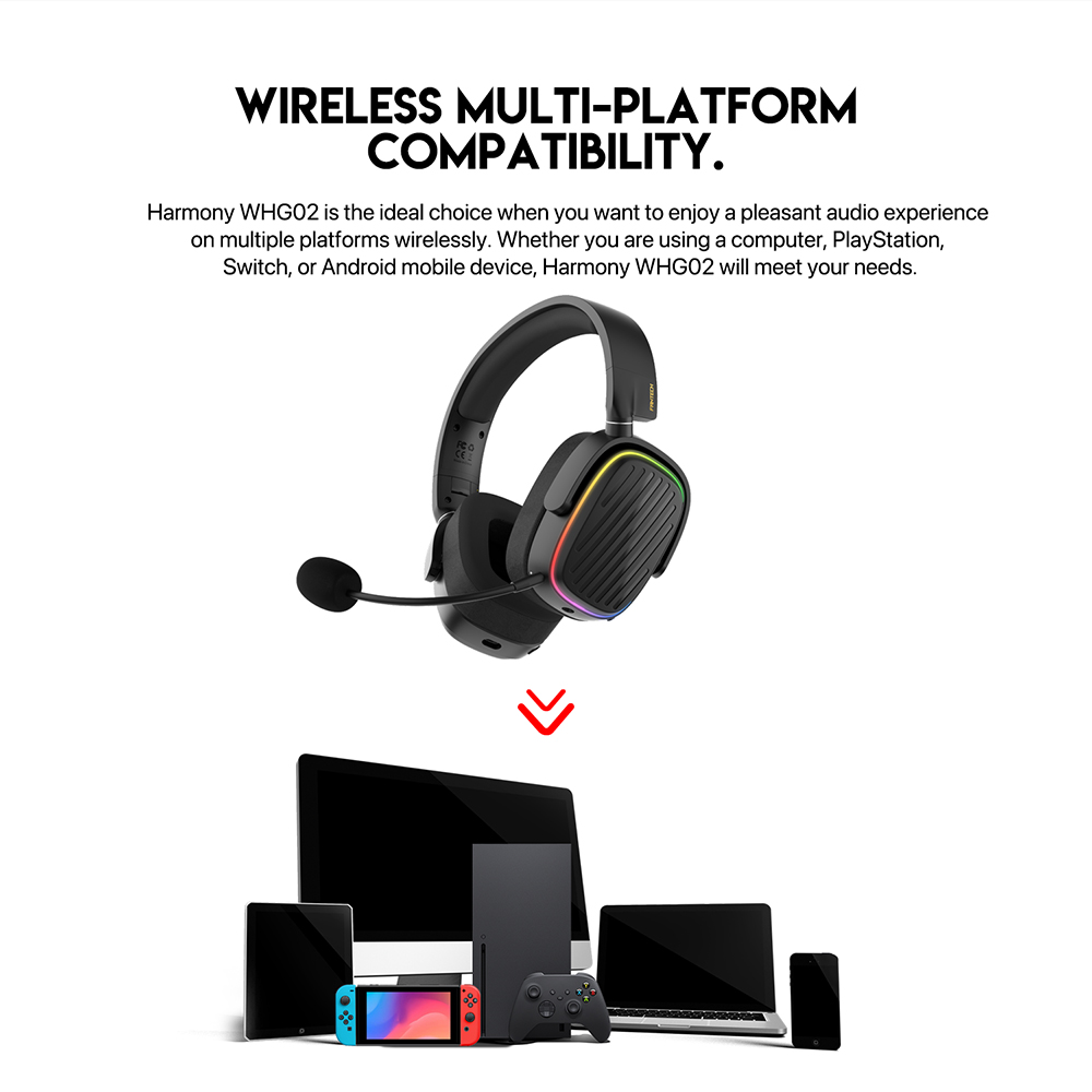 Bluetooth slusalice Fantech WHG02 Harmony bele
