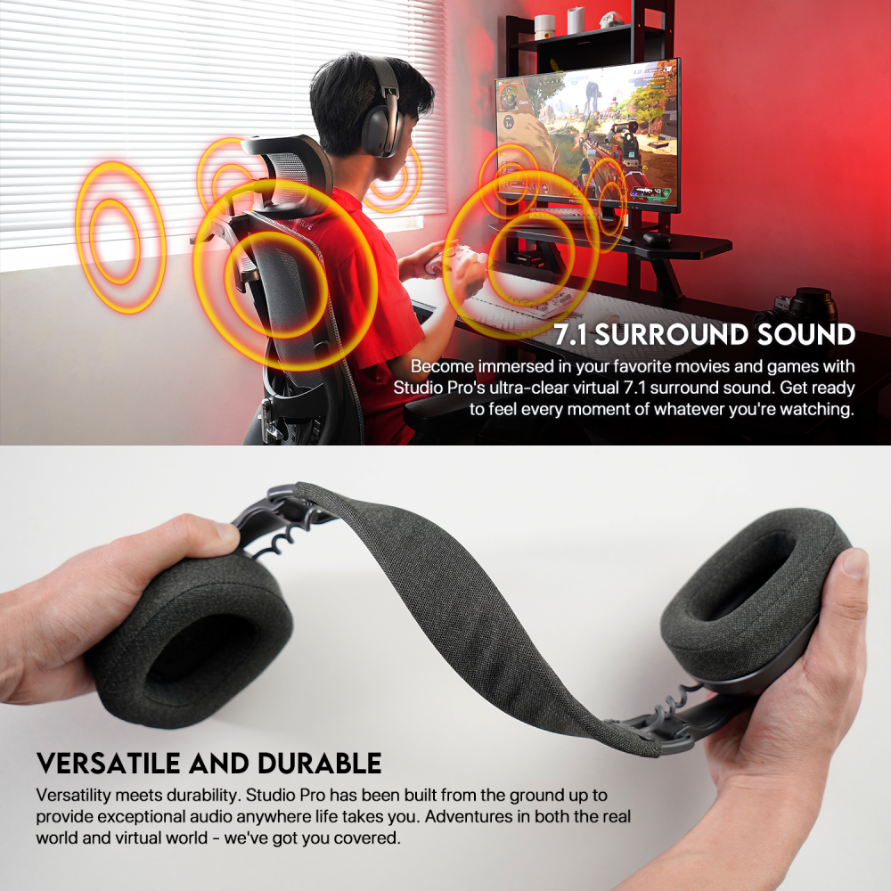 Bluetooth slusalice Fantech WHG03 PRO Studio Pro bele