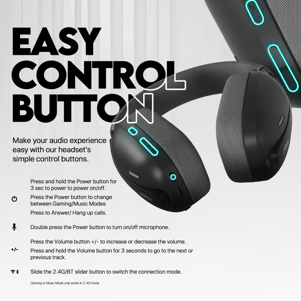 Bluetooth slusalice Fantech WHG03 Studio crne