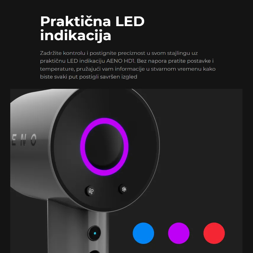 AENO fen za kosu HD1