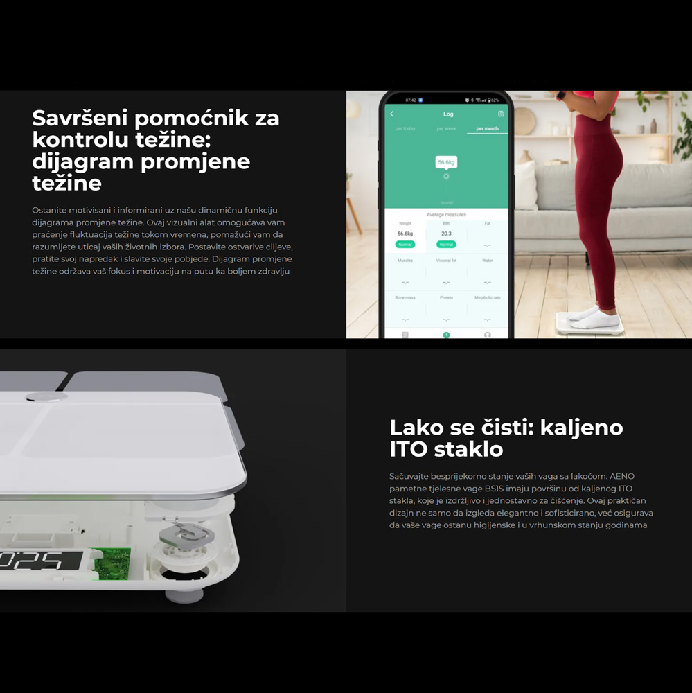 Kucna vaga AENO Smart body BS1S