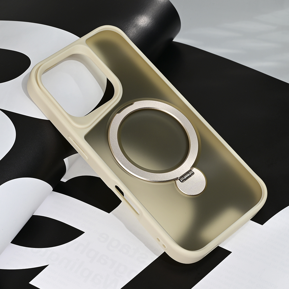 Torbica Magsafe Ring Stand za iPhone 16 Pro 6.3 krem