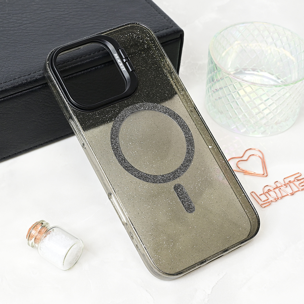 Torbica Magsafe Sparkle za iPhone 16 Pro Max 6.9 crna