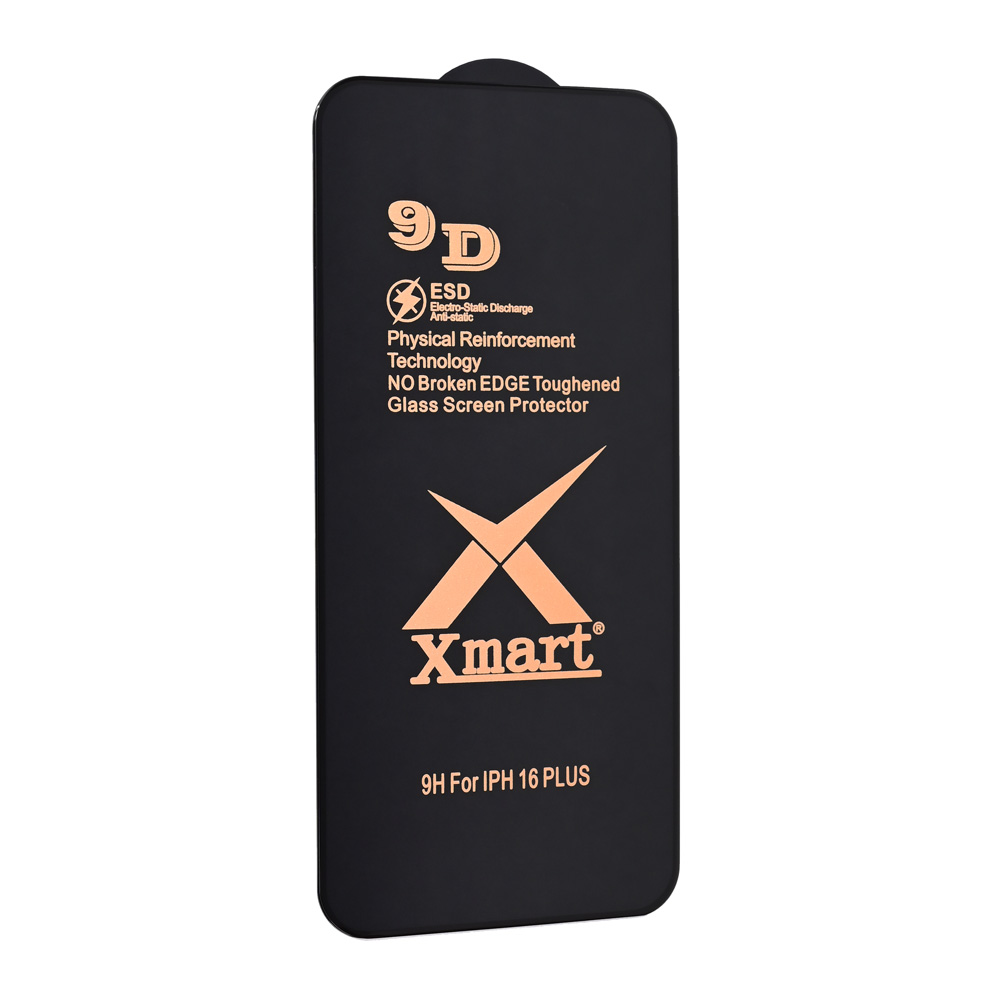 Zastitno Staklo Tempered glass X mart 9D za iPhone 16 Plus 6.7