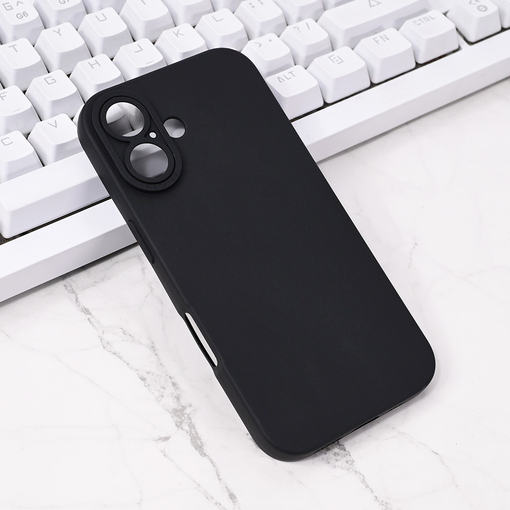 Torbica Silikon Pro Camera za iPhone 16 6.1 crna