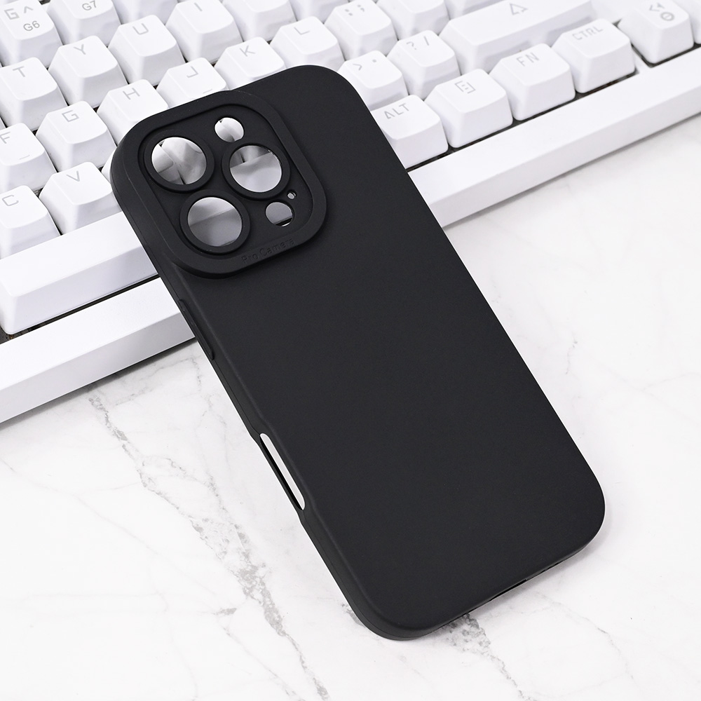 Torbica Silikon Pro Camera za iPhone 16 Pro 6.3 crna