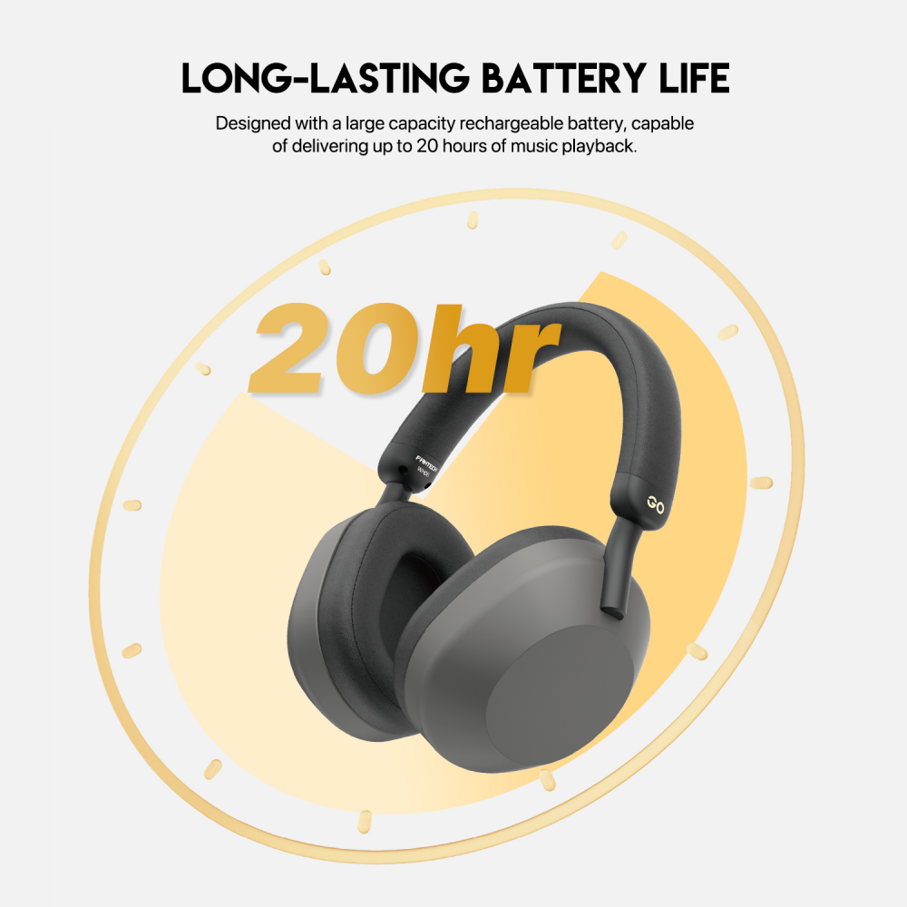Bluetooth slusalice Fantech GO Tune WH06 tamno sive