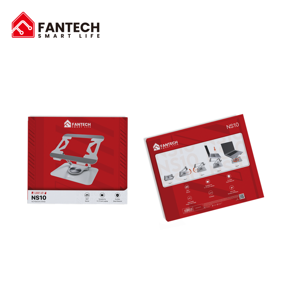 Laptop Cooler Fantech NS10 sivi