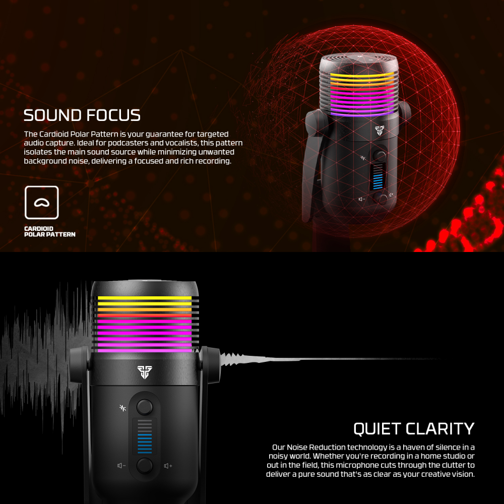 Mikrofon Fantech MCX03 Leviosa Max crni