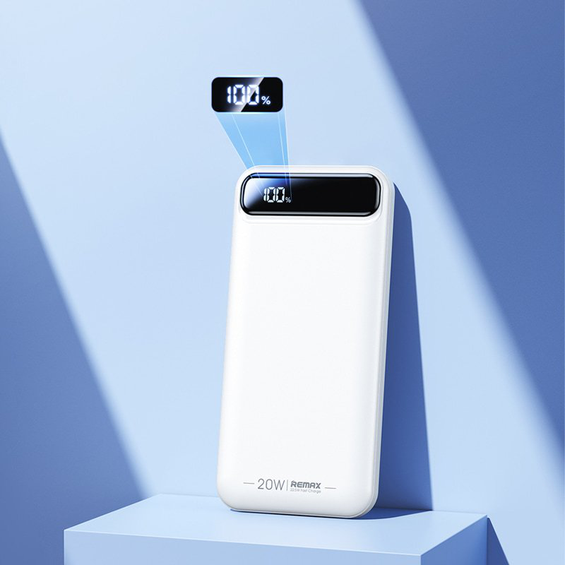 Power bank prenosiva baterija REMAX Bole Series RPP-520 PD20W+QC22.5W Fast Charging 10000mAh beli