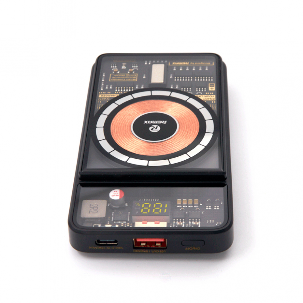 Power bank prenosiva baterija REMAX Phantom Series RPP-580 PD 20W+QC 22.5W 10000mAh ljubicasti