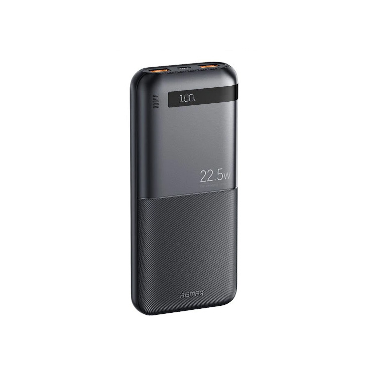 Power bank prenosiva baterija REMAX Piloteer Series RPP-71 20W+22.5W Fast Charging 10000mAh crni