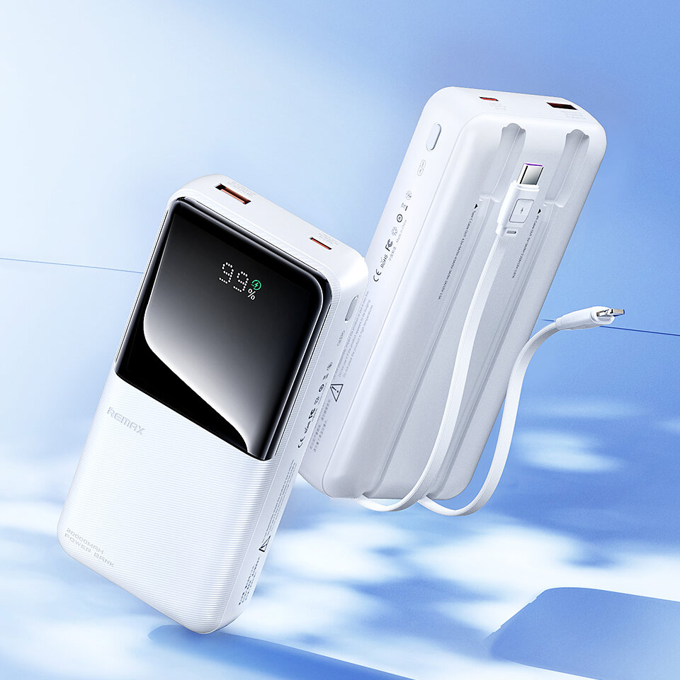 Power bank prenosiva baterija REMAX Cynlle Series RPP-680 PD 20W+QC 22.5W 20000mAh crni