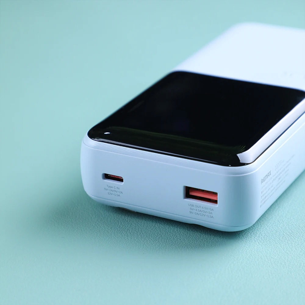 Power bank prenosiva baterija REMAX Cynlle Series RPP-680 PD 20W+QC 22.5W 20000mAh plavi