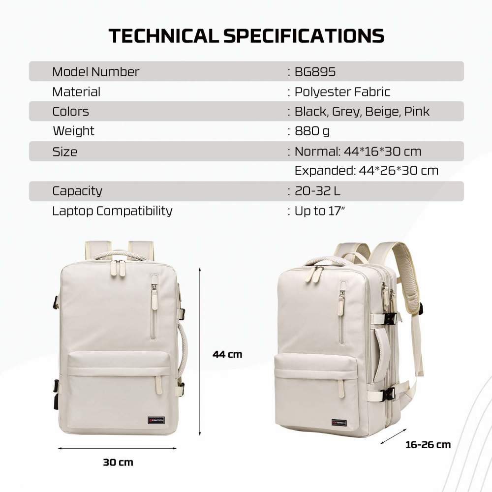 Ranac Fantech BG-895 crni
