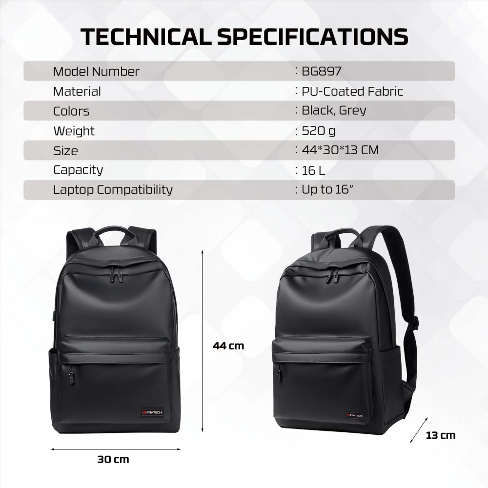 Ranac Fantech BG-897 crni