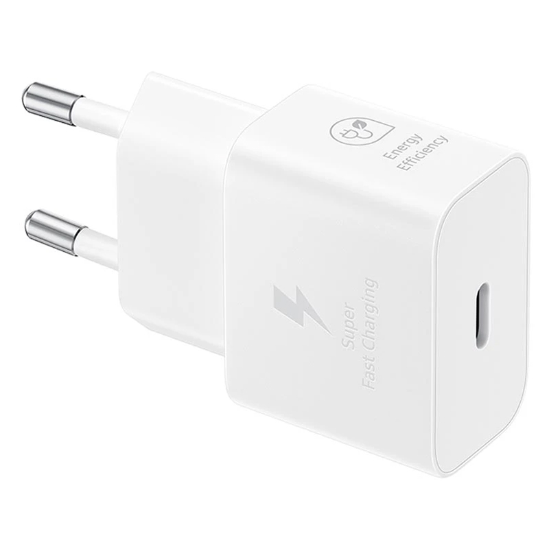 Samsung kucni punjac (USB Type-C) 3A 25W sa kablom beli (EP-T2510-NBE)
