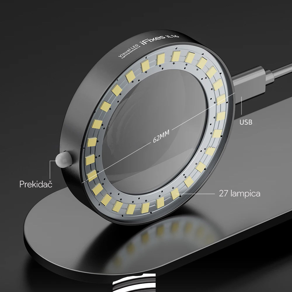 LED svetlo za mikroskop USB