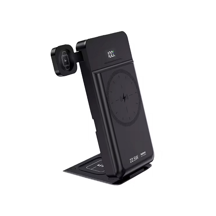 Power bank prenosiva baterija REMAX RPP-D3  20W+22.5W Fast Charging 10000mAh Magnetic 5u1 crni