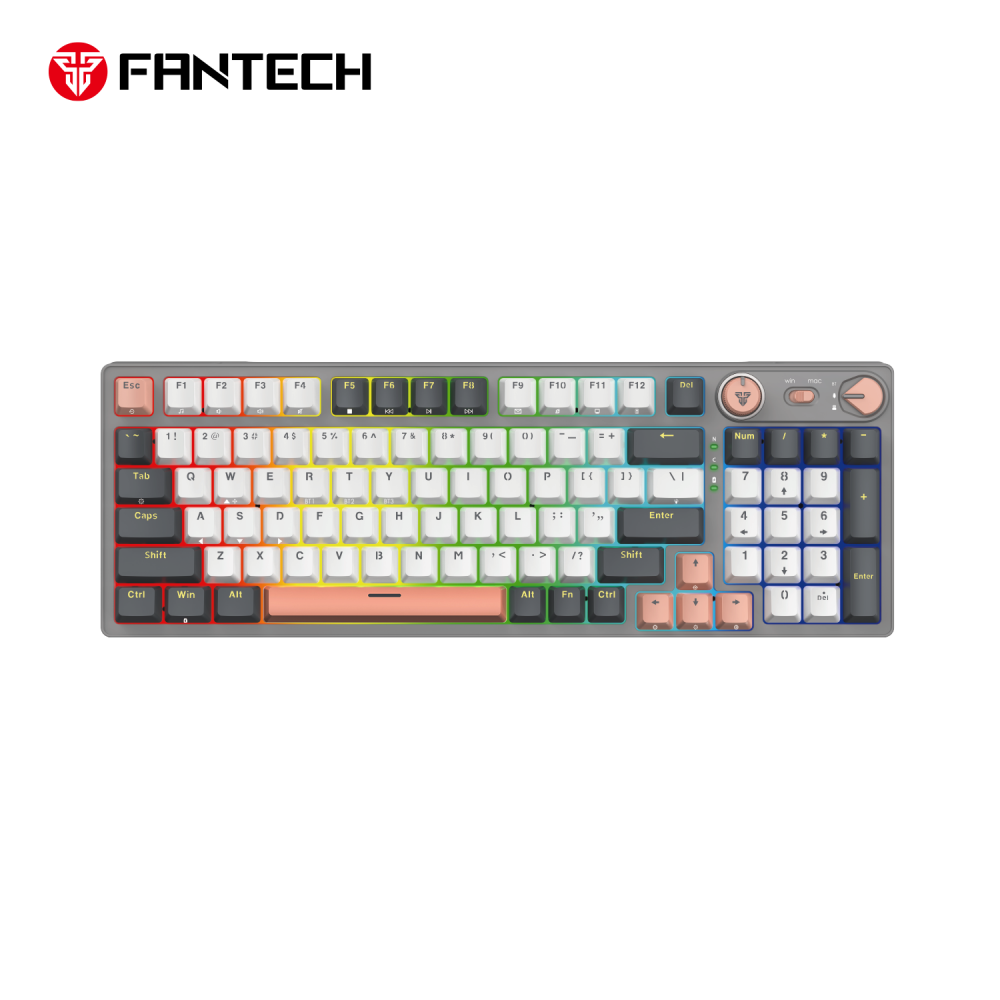 Tastatura Mehanicka Gaming Fantech MK914 RGB Atom PRO96 Wireless Saturn (red switch)