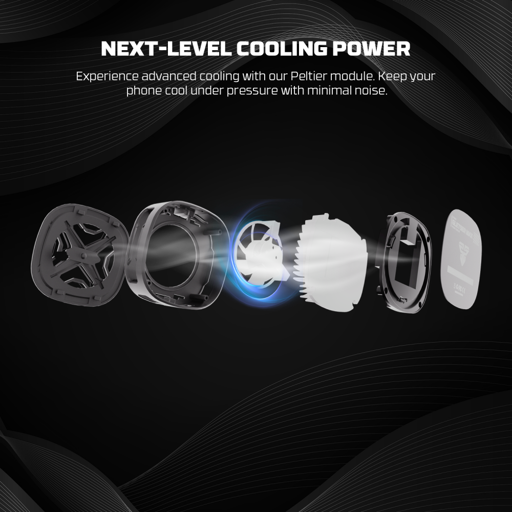 Cooler za telefon Fantech PCM10 Glester Max RGB crni