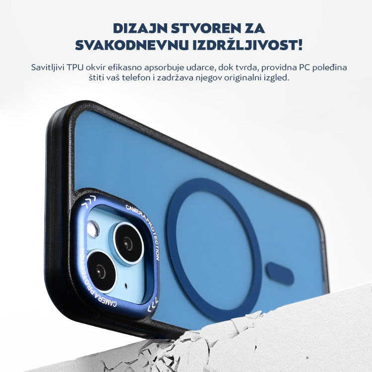 Torbica Magsafe Trendy za iPhone 15 Pro 6.1 crna