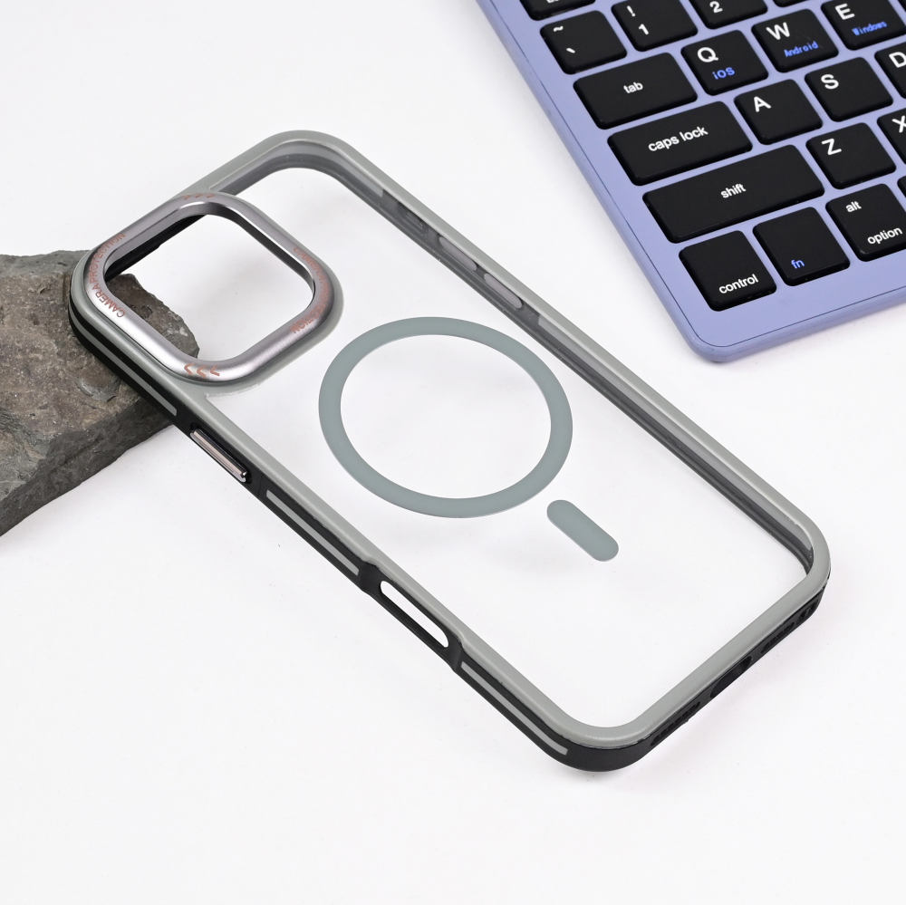 Torbica Magsafe Trendy za iPhone 16 Pro Max 6.9 siva