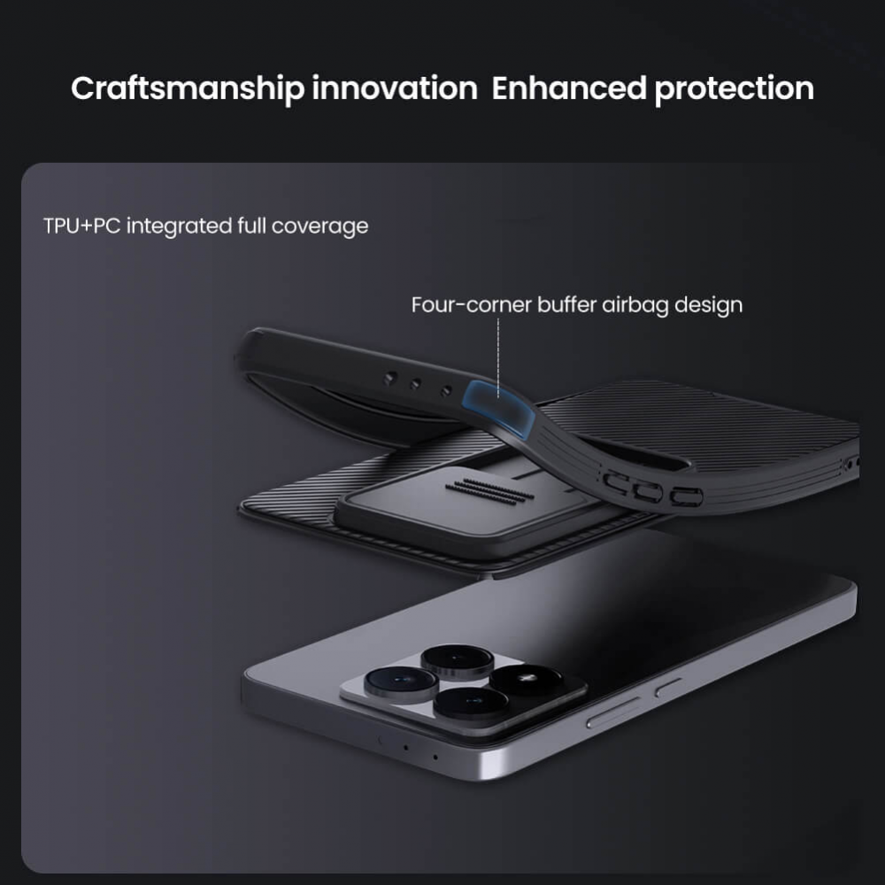 Torbica Nillkin CamShield Pro za Xiaomi 14T crna