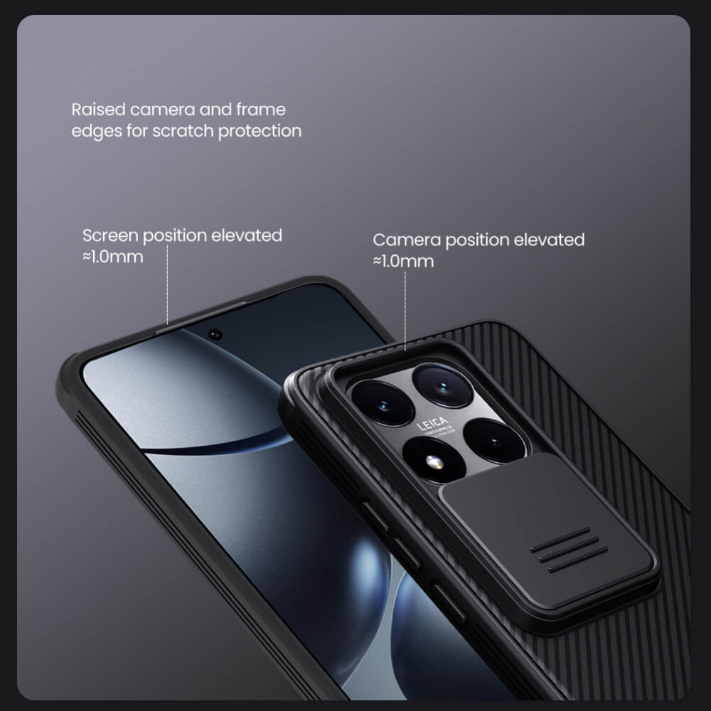 Torbica Nillkin CamShield Pro za Xiaomi 14T crna
