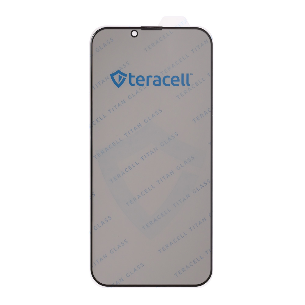 Zastitno staklo Tempered Glass Privacy Teracell Titan 2.5D za iPhone 14 Pro 6.1 crni