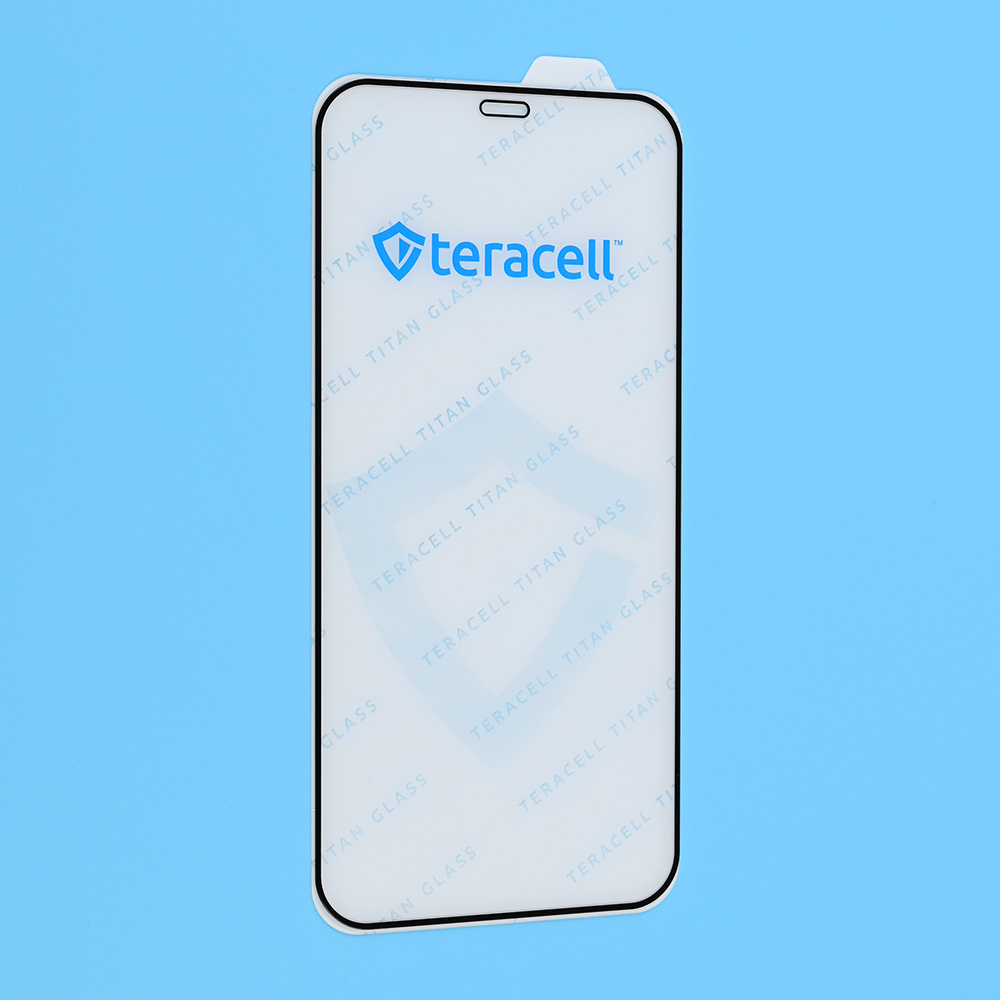 Zastitno staklo Tempered glass Teracell Titan 2.5D 10u1 za iPhone 12/12 Pro 6.1 crni