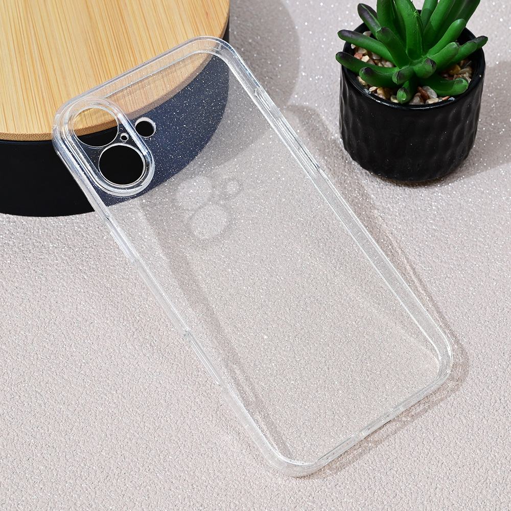 Torbica Sparkle Dust za iPhone 16 Plus 6.7 transparent