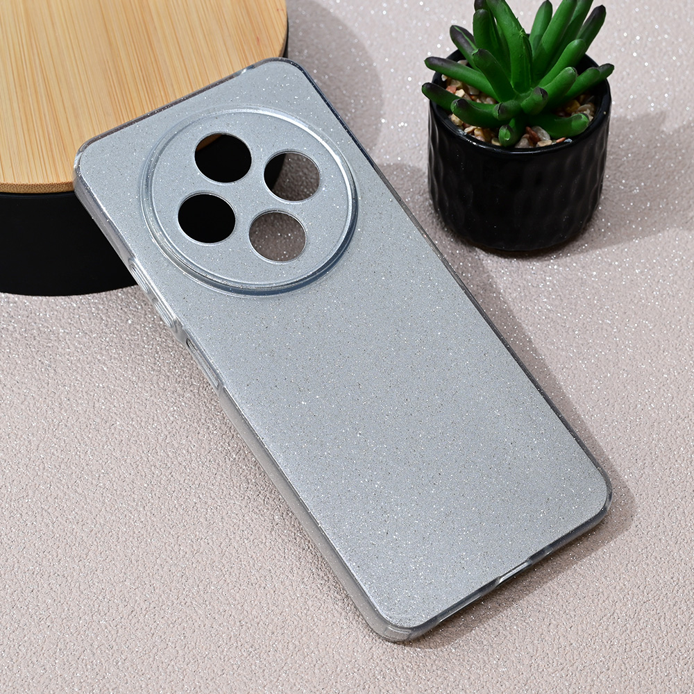 Torbica Sparkle Dust za Xiaomi Redmi 14C/Redmi A4 srebrna