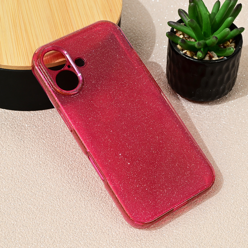 Torbica Sparkle Dust za iPhone 16 6.1 bordo
