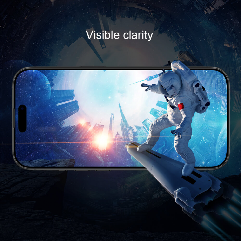 Zastitno staklo Tempered glass Nillkin 3D CP+Max za iPhone 16 6.1 crni