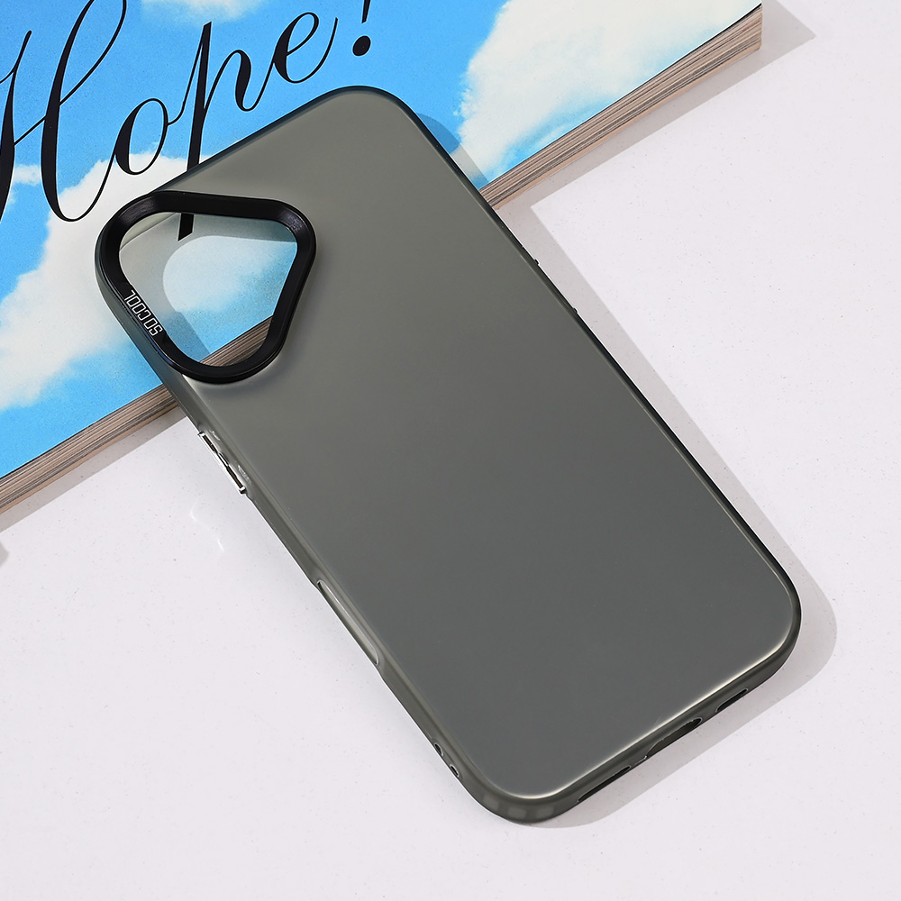 Torbica Clear za iPhone 16 6.1 crna