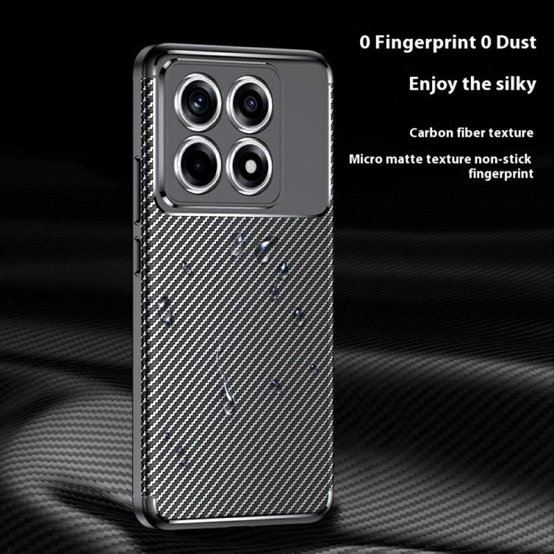 Torbica Defender Carbon za Xiaomi 14T crna