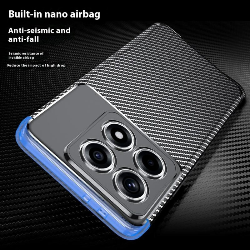 Torbica Defender Carbon za Xiaomi 14T Pro crna