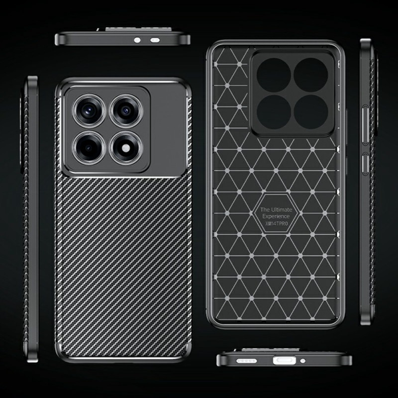Torbica Defender Carbon za Xiaomi 14T Pro crna