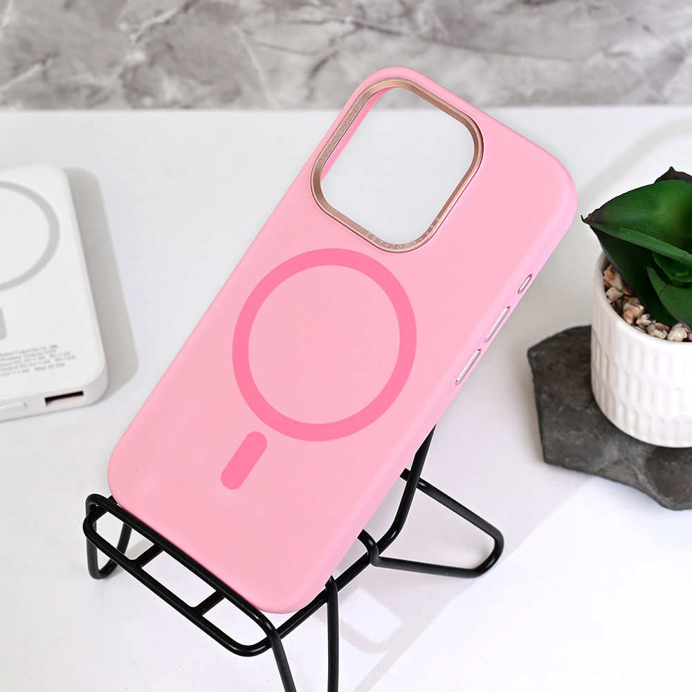 Torbica Magsafe Matte Color iPhone 15 Pro 6.1 roze