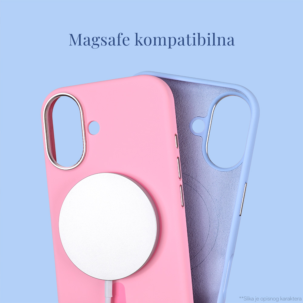 Torbica Magsafe Matte Color iPhone 15 Pro Max 6.7 tamno plava