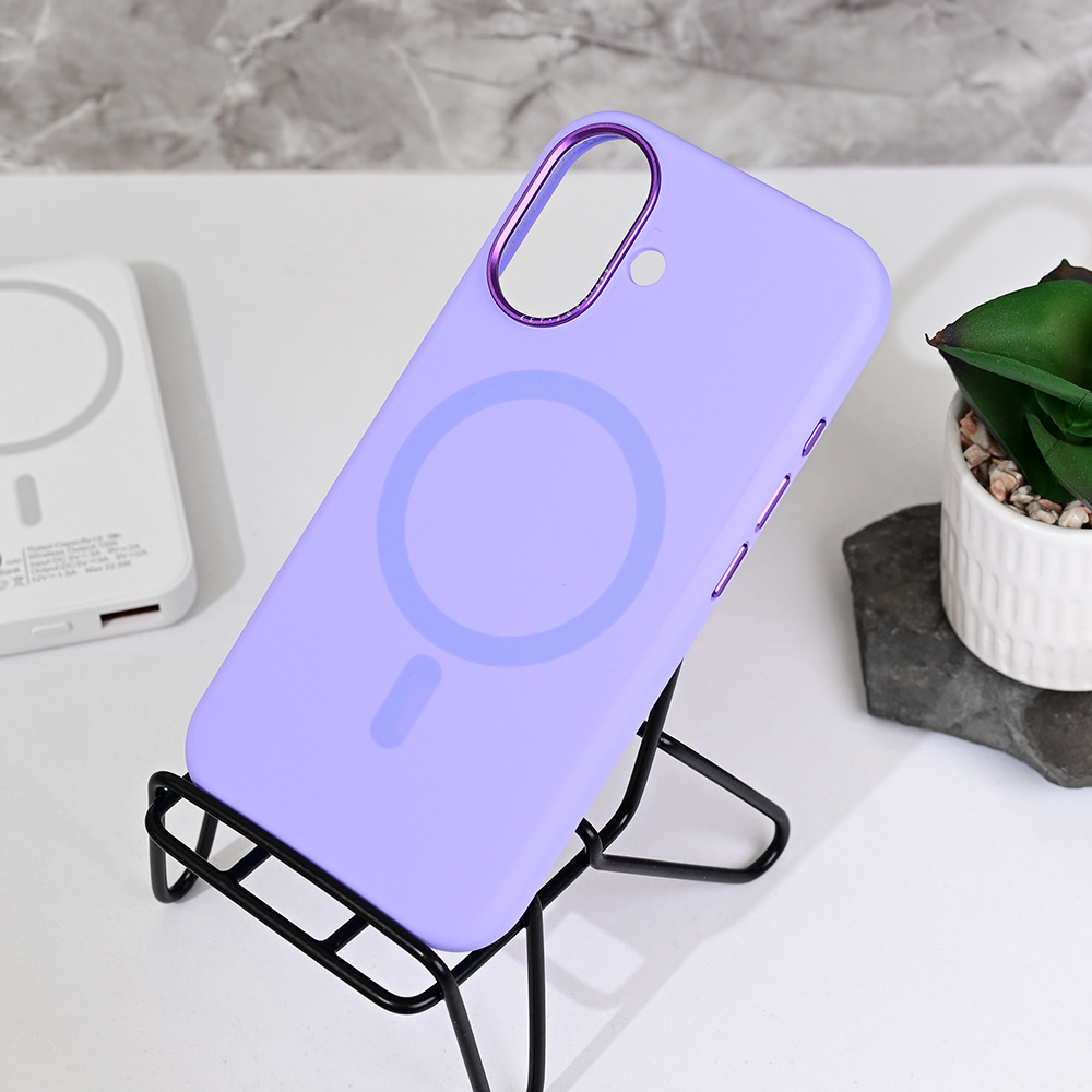 Torbica Magsafe Matte Color iPhone 16 6.1 lila
