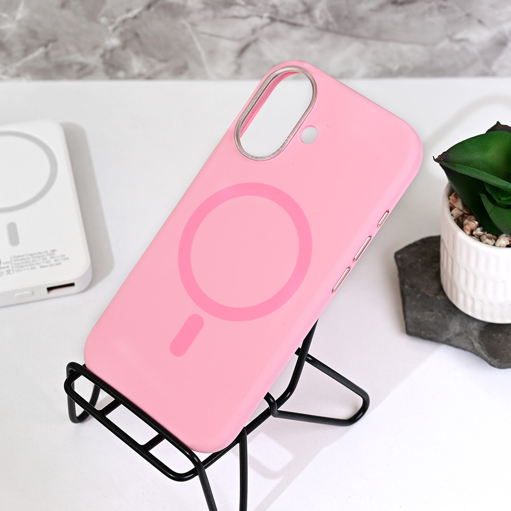 Torbica Magsafe Matte Color iPhone 16 6.1 roze