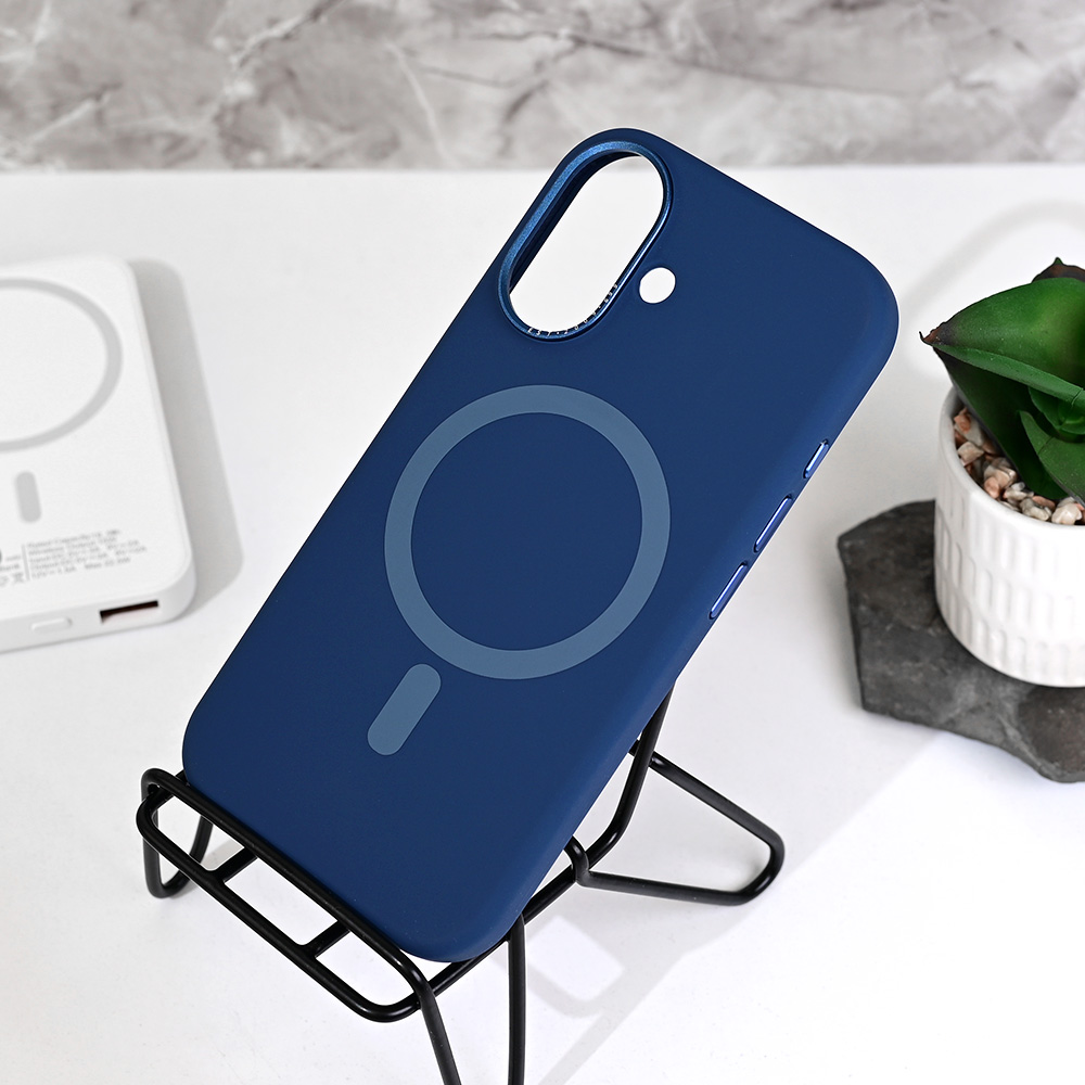 Torbica Magsafe Matte Color iPhone 16 6.1 tamno plava